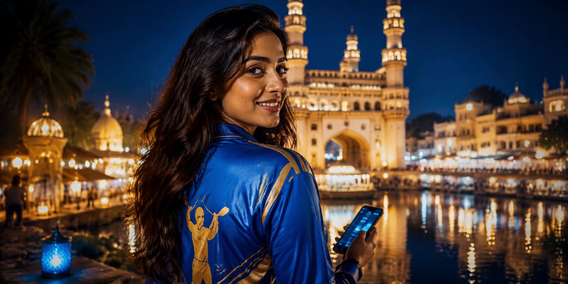 Live cricket betting user enjoying IPL season in Hyderabad